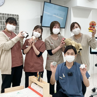 会社の人たちの写真