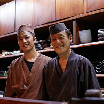 お店の人の写真