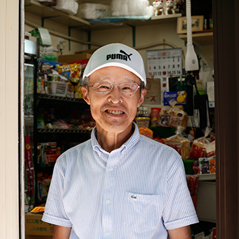 お店の人の写真