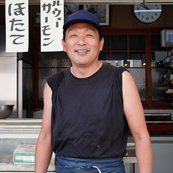 お店の人の写真